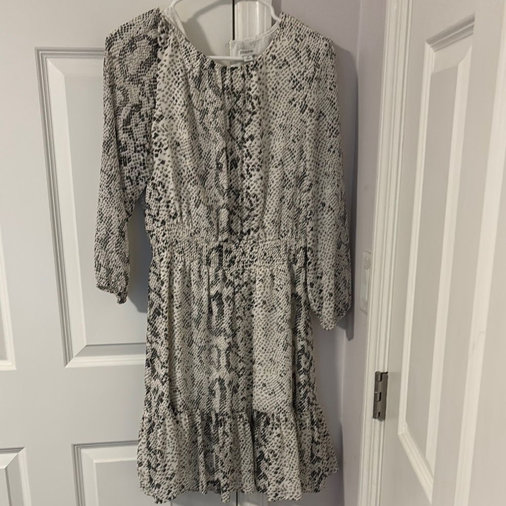 Chic Snake Print Dress